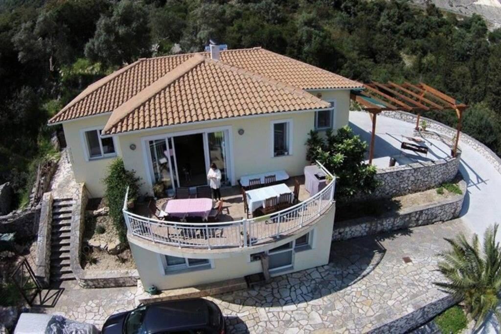 Villa Sunrise With Stunning Views And Private Pool Katokhórion エクステリア 写真