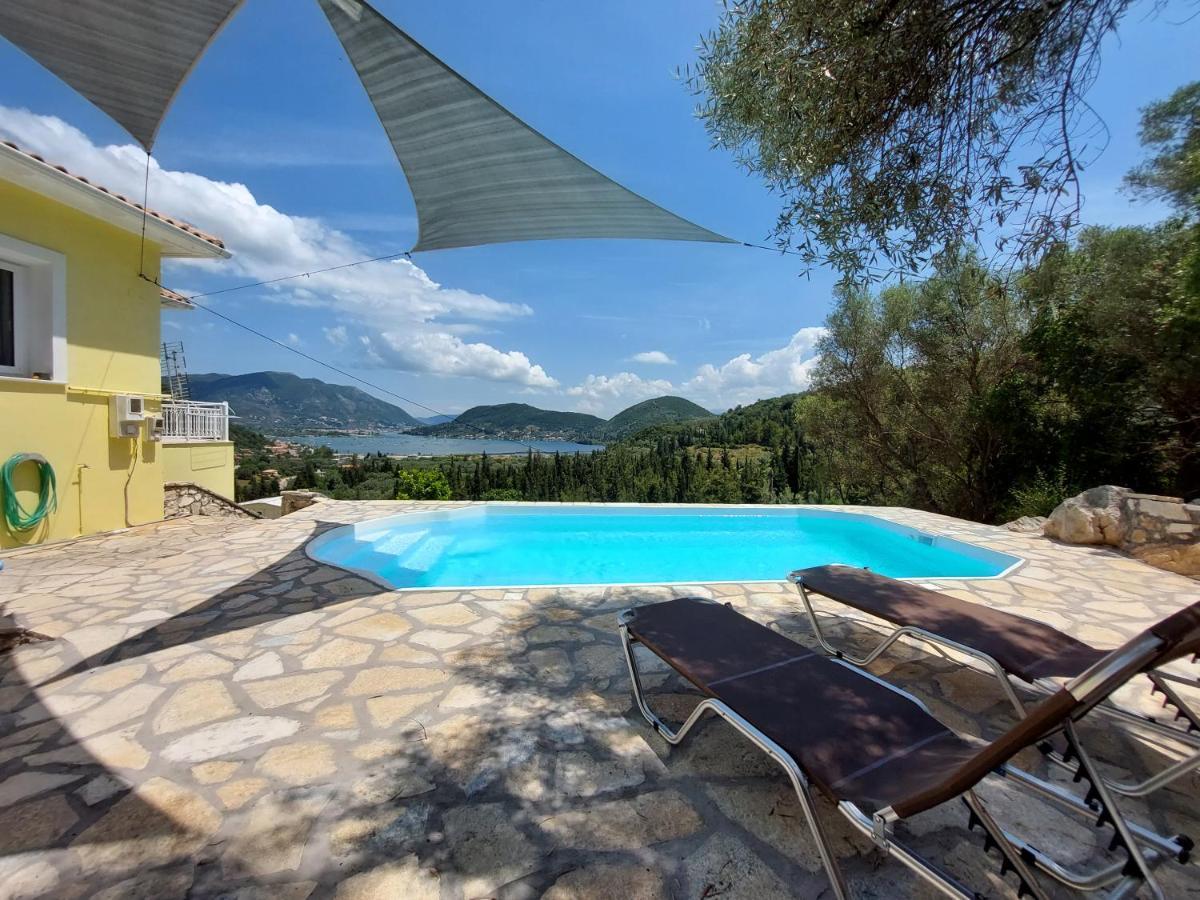 Villa Sunrise With Stunning Views And Private Pool Katokhórion エクステリア 写真