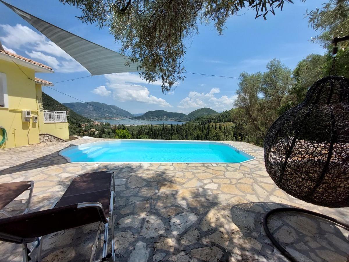Villa Sunrise With Stunning Views And Private Pool Katokhórion エクステリア 写真